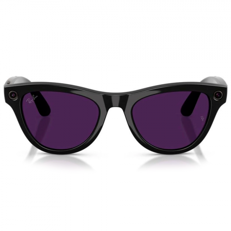 Ray Ban Meta Skyler gen 2 RW4014 Shiny Violet Transitions Amethyst (глянцевая черная рамка, фиолетовые линзы) 