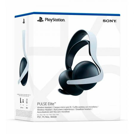 Беспроводная гарнитура Sony Pulse Elite для PS5 белая - фото 3