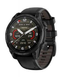Умные часы Garmin TACTIX 8 47 мм AMOLED Sapphire DLC titanium with black (черные c силиконовым ремешком) (010-03405-00) EAC