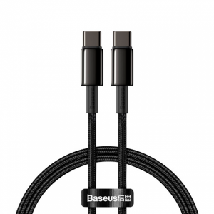 Кабель Baseus Type-C/Type-C 100W 1м черный