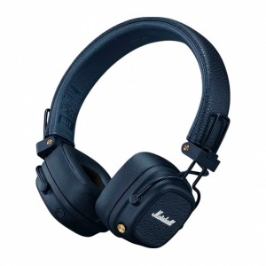 Беспроводные полноразмерные наушники Marshall Major V Midnight Blue (синие) (Китай/ЕАС)