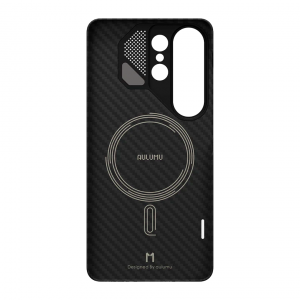 Кевларовая накладка Aulumu Aramid Fiber Case совместимая с Samsung S26 Ultra черная