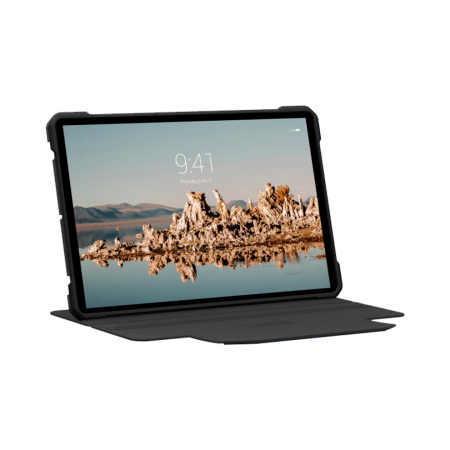 Противоударный чехол-книжка UAG METROPOLIS SE совместимый с Samsung Tab S10+/S9+/S9 FE+ синий 12.4" - фото 4