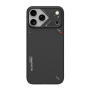 Кевларовая накладка Aulumu Aramid Fiber Case совместимая с iPhone 17 Pro черная