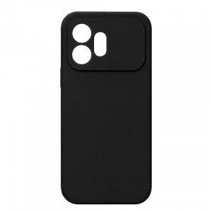 Накладка Silicone Case совместимая с Honor 600 (SC) черная