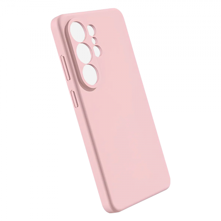 Накладка Silicone Case совместимая с Samsung S26 Ultra (SC) нюдовая