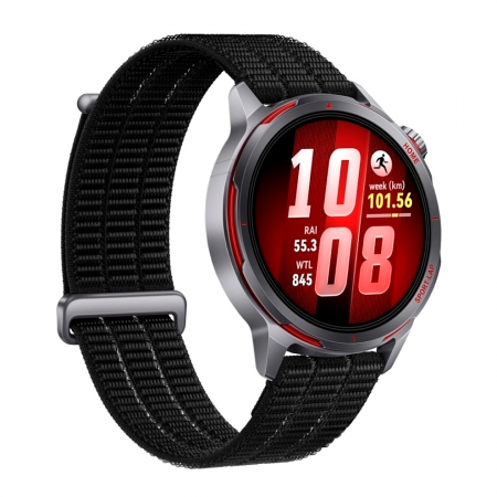 Смарт-часы Huawei Watch GT Runner 2 (CHT-B19) черный титановый корпус, черный дышащий плетеный ремешок EAC