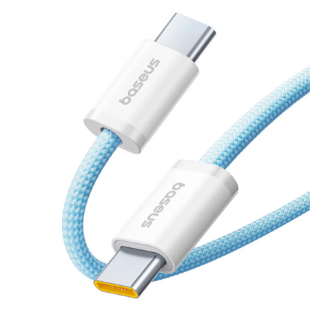Кабель Baseus Dynamic 4 Type-C/Type-C 100W 1м голубой - фото 2