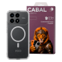 Противоударная накладка Cabal Premium Clear Case c MagSafe для Poco F8 Pro/F9 Pro прозрачная