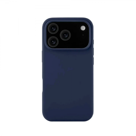 Накладка из эко-кожи Keephone Peekaboo с Magsafe совместимая с 17 Pro синяя - фото 2