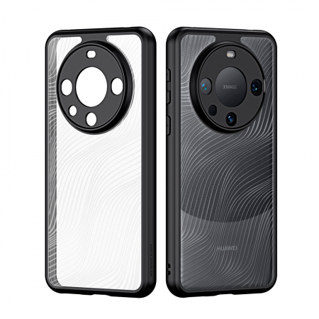 Пластиковая накладка Dux Ducis Aimo series для Huawei Mate 60 Pro/60 Pro Plus черный кант - фото 2