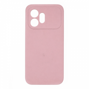 Накладка Silicone Case совместимая с Honor 600 (SC) нежно розовая