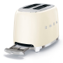 Тостер SMEG TSF01CREU, 2 ломтика, цвет кремовый