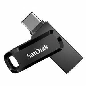 Флеш-накопитель SanDisk Ultra Dual Drive Go USB Type-C 64Gb Black (черный)
