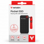 Внешний жёсткий диск Etrbatim Pocket SSD 1Tb 1000/MB/s черный