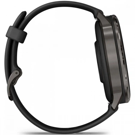 Умные часы Garmin Venu 4 45 мм грифельный с силиконовым ремешком цвета черный (010-03014-40) - фото 5