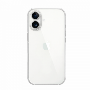 Пластиковая накладка Clear Case совместимая с iPhone 17 прозрачная