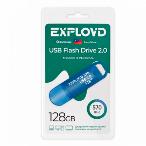 Флеш-накопитель Exployd 570 USB 2.0 128Gb 