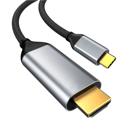 Кабель Type-C/HDMI Noxo 4K 2m черный - фото 2