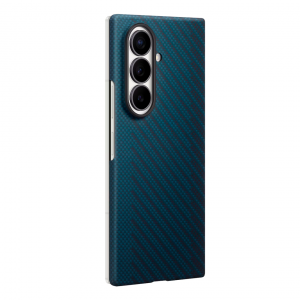Чехол-накладка+пленка Samsung Carbon Magnet Case Galaxy Z Fold8 Ultra (EF-KF976) синий