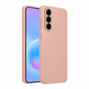 Накладка Silicone Case совместимая с Samsung А57 (SC) нежно-розовая