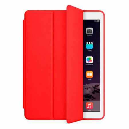 Чехол-книжка (SC) совместимый с iPad Air 10,9"(2020) красный - фото 2