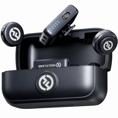 Комплект беспроводного микрофона Hollyland Lark M3 Combo  (2TX*2RT) черный