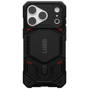Противоударная накладка UAG MONARCH PRO с Magsafe с защитой на модуль камеры совместимая с 18 Pro Max/17 Pro Max черная