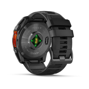 Умные часы Garmin Fenix 8 51 mm AMOLED Slate Gray with Black Silicone Band (черный силикон) (010-02905-00)