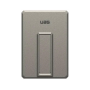 Внешний аккумулятор UAG SRGE Slim с MagSafe + подставка 5000 mAh Titanium (титановый) 