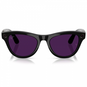 Ray Ban Meta Skyler gen 2 RW4014 Shiny Violet Transitions Amethyst (глянцевая черная рамка, фиолетовые линзы) 