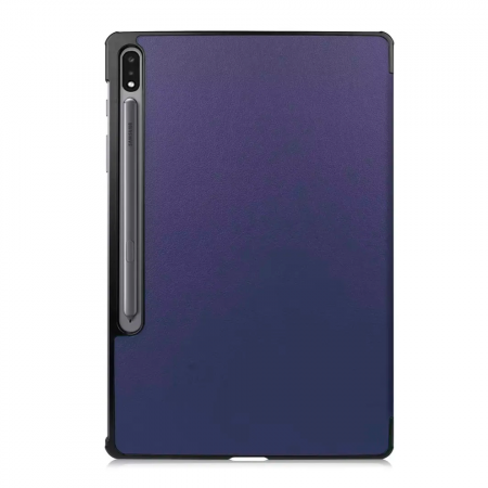 Чехол-книжка совместимый с Samsung Tab S10+/S9+/S9FE+ синий - фото 2
