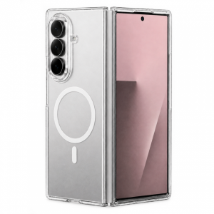 Пластиковая накладка Keephone X-Crystal с MagSafe совместимая с Samsung Galaxy Z Fold8 Ultra прозрачная 