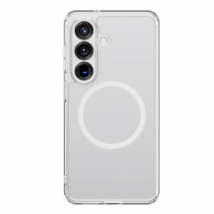 Противоударная накладка Uniq Life Pro Xtreme с MagSafe совместимая с Samsung Galaxy S26 Plus прозрачная