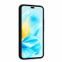 Противоударная накладка Partner для Honor 200 Lite прозрачная с черными бортами