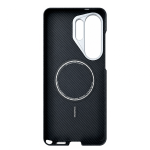 Кевларовая накладка Mosbros совместимая с Samsung S26 Ultra черная