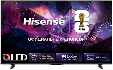 Телевизор Hisense 65E7S PRO (2026) 4K UHD QLED Smart TV 144 Гц EAC (гарантия Hisense)