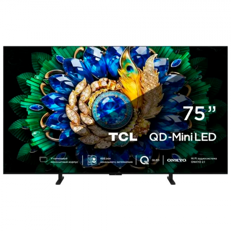 Телевизор TCL 75" 75A400M Slim MiniLED ЕАС (гарантия TCL)