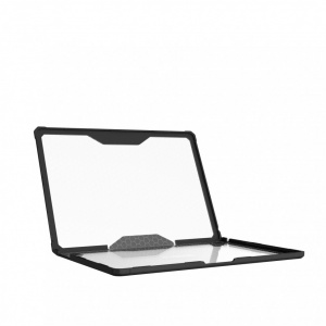 Пластиковый чехол UAG PLYO совместимый с Macbook Pro 14 (M1/M2/M3/M4 2021-2024) прозрачный черный кант