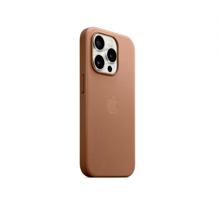 Накладка FineWoven с MagSafe совместимая с iPhone 15 Pro Серо-коричневый - фото 2