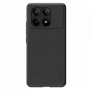 Противоударная накладка Nillkin Super Frosted Shiield Pro совместимая с ПОКО X6 Pro черная 
