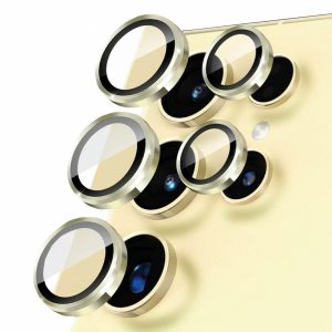 Защитное стекло Gorilla Corning Glass XC-30 на камеру Samsung S24 Ultra золото