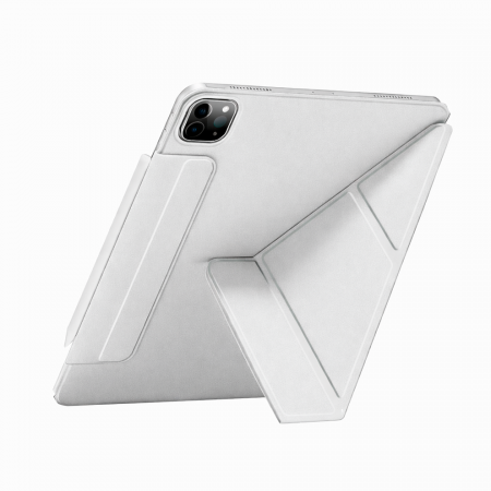 Чехол-книжка WIWU Smart Folio совместимый с iPad Pro 11 (2024/2025) светло-серый - фото 2