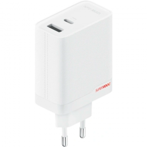 Сетевое зарядное устройство Oppo SUPERVOOC 120W (USB) + кабель (Type-C)  белый EAC
