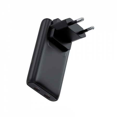 Сетевой блок для Apple Cabal Premium СP-TCH-651-2 65W GaN+PD series (USB-C) черный - фото 3
