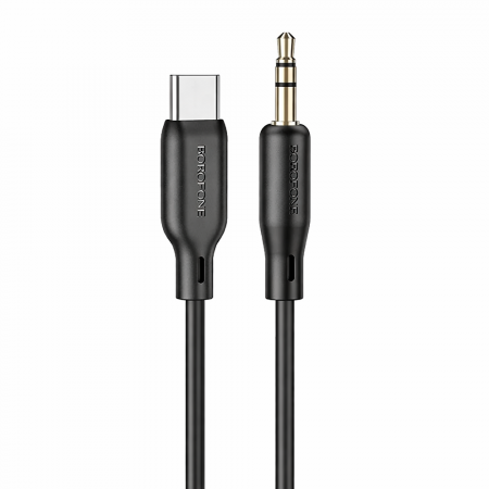 Кабель Borofone Type-C/3.5mm 1м черный