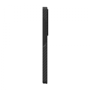 Кевларовая накладка Aulumu Aramid Fiber Case совместимая с Samsung S25 Ultra черная