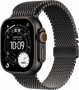 Apple Watch Ultra 3 (2025) GPS + Cellular, 49 мм, корпус из черного титана, ремешок Titanium Milanese Loop (M) цвета black (черный) MF1Q4
