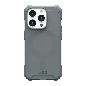 Противоударная накладка UAG Essential Armor с MagSafe совместимая с iPhone 15 Pro серая