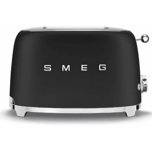 Тостер SMEG TSF01BLMEU, 2 ломтика, цвет черный